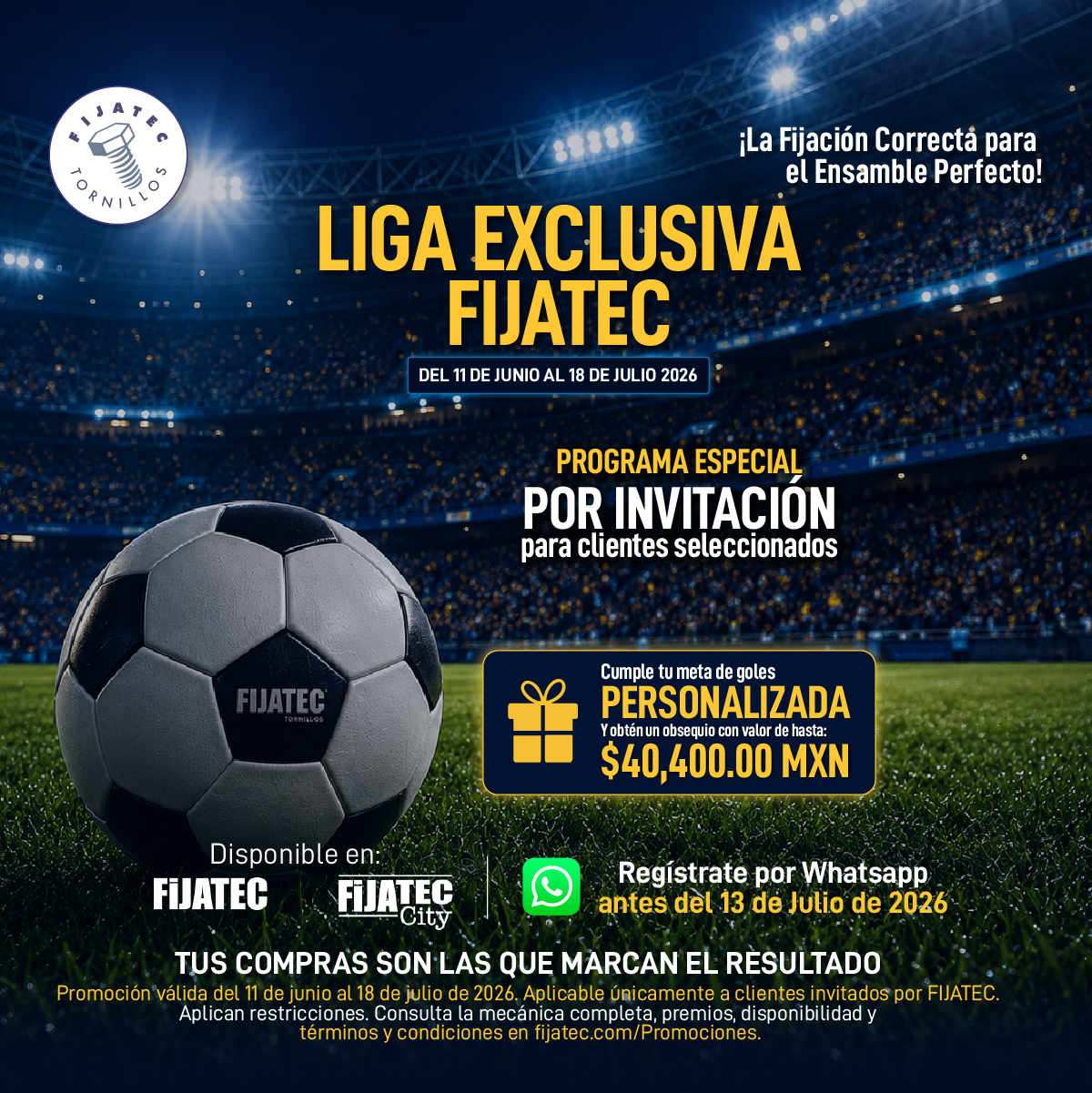 promociones fijatec mes de Junio 2026