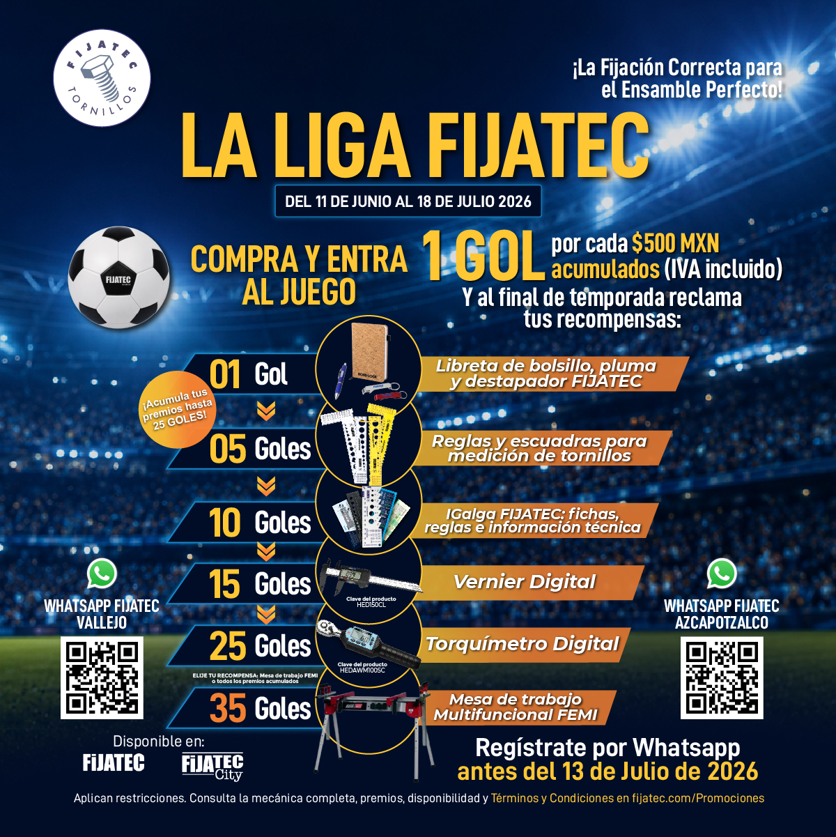 promociones fijatec mes de Junio 2026